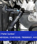 Installed Intake Air Temperature Sensor IAT For Chrysler Dodge Jeep RAM Vehicles Replaces OE Part Numbers 5149182AA 5149182AB