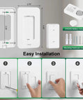 Remote Control Light Socket With 200ft Range Turns Lights On From Across The Room No Wiring Needed Easy Plug And Play Wireless Wall Mount Switch installation guide
