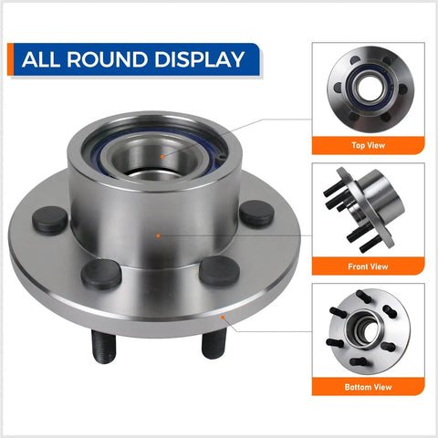 All round display of Front Wheel Hub Bearing Assembly 515032 RWD Fit For 1997-2004 Dodge Dakota And 1999-2003 Durango Pair