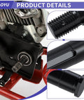 Heavy Duty Mini Bike Jackshaft Shaft Kit With 420 Sprocket For Coleman CT200U And Baja Go Kart Quick Swap close-up of engine mount and parts