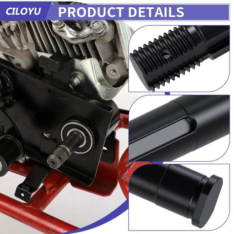 Heavy Duty Mini Bike Jackshaft Shaft Kit With 420 Sprocket For Coleman CT200U And Baja Go Kart Quick Swap close-up of engine mount and parts