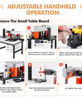 Instructions for adjusting Portable Edge Bander Machine With Curve And Straight Sealing Adjustable Speed Double Sided Gluing