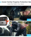 Solar Driveway Alarm With Half Mile Long Range Wireless Motion Alert For Home Garage And Gate Adjustable Sensitivity Instant Alerts Weatherproof Outdoor Security Sensor on gate and garage