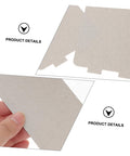 12 Pack Microwave Mica Sheet Waveguide Cover Replacement Plate shown close up, highlighting easy to cut heat resistant insulation