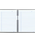 Open Executive Journal With Hard Cover And Index System, Twin-Wire Bound, 150 Pages Of Ruled, Micro-Perforated Paper