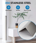 Slick And Tough As Nails 304 Stainless Steel Wall Corner Guards 2X2X48 Inch Metal Angle Protectors showcasing anti-scratch durability.