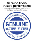 Fridge Water Filter Replacement Cartridge With Carbon Block Filtration For Clean Fresh Drinking Water, Six Month Life, Ice Maker Compatible, Reduces Contaminants HAF-CIN/EXP, 1 Pack genuine water filter seal