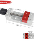 High Precision DIY Engraving Machine Jaw Clamp For Metal Mold Making Vertical Parallelism 0.005mm dimensions with metal body.