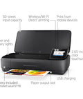 Rock Solid Portable Printer With Wireless And Mobile Printing Support Certified Refurbished Gear, compact design with touchscreen, USB charging.