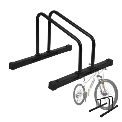 Adjustable Floor Bike Stand For Indoor And Outdoor Use Keeps Your Ride Steady Fits 20 To 29 Inch Mountain And Road Bikes