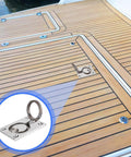 Flush Ring Pull Handle In Stainless Steel For Cabinets And Boats Hidden Recessed Square Lift Design Solid Marine Grade Deck Lid Door