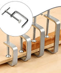 G Clamp Hand Tool For Tightening With Precise Threaded Screw And Ergonomic T Handle clamping wood piece, rust resistant, 9 cm