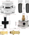Dial In Your Street Build With This Universal Fuel Pressure Regulator Delivering Steady 1 To 5 Psi Control And A Rock Solid Gauge with fittings.