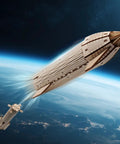 Hands On 3D Wood Puzzle For Adults SpaceX Starship Super Heavy Booster DIY Rocket Model Kit, space display