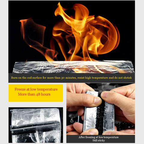 Beat The Elements With This Heavy Duty Roof Underlayment Roll And Bitumen Waterproofing Membrane Self Adhesive Flashing Tape on coil surface with flames.