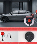 Adjustable Garage Parking Sensor With No Fuss Stop Indicator And Red Yellow Green LED Display for accurate parking set