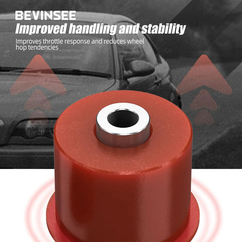 Poly Differential Mount Bushing Kit For Street Use For BMW E46 E85 Z4 Replaces 33176770788 33176751808 Boost Throttle Response, Stability, And Handling