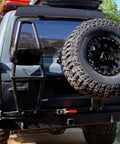 Built Tough 2 Pack Heavy Duty U Hook Latch Clamps With Threaded U Bolt And Rubberized Thumb Lever For Secure Hauler Rigging 4000 Lb Pull Action Grip on vehicle tire carrier.