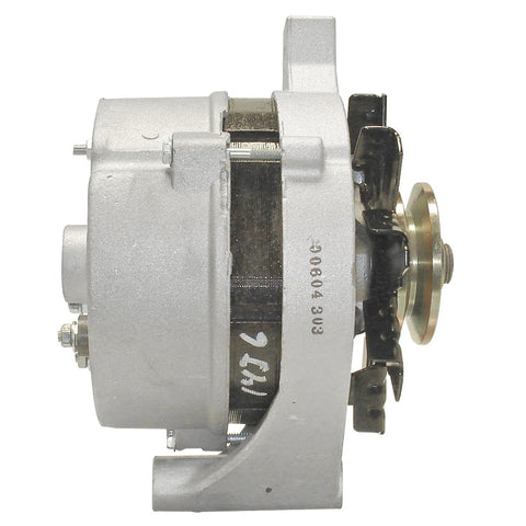 Side view of Beefed Up Remanufactured Alternator For Cars And Light Trucks With High Quality Bearings High Temp Lubricant Double Lipped Seals