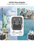 230 Watt Step Down Voltage Converter For Global Travel Use 100 To 220V To 110V Transformer With US AU adapters visible