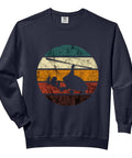 Dope Retro Gyrocopter Aviation Sweatshirt For Adults Autogyro Fans And Pilots Vintage Color Graphic Sweatshirt