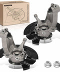 2x Front Left And Right Steering Knuckle And Wheel Bearing Hub Assembly With Dust Shield For Ford Escape 2013 Through 2019