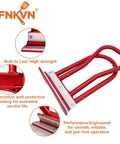 Roof Eaves Seam Bender And Drip Edge Folding Tool Heavy Duty 90 To 180 Degree Metal Roof Edge Hemming Crimper, red, side view