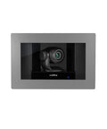 Game Changing HD PTZ Camera With OneLINK HDMI Extension For Hassle Free Video Calls Featuring Smart Glass Optics, mounted view.