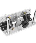 Small Belt Grinder Knife Jig Adjustable Angle Beveling Locator crafted from durable aluminum alloy frame for precise sharpening.
