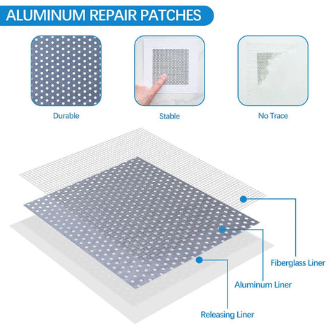 Wall Patch Kit 8.5 Oz Repair Paste With 4 Aluminum Patch Discs Scrapers And Sanding Pad Easy Fix For Holes And Cracks In Walls Creaks No Shrinkage Quick Set DIY Home Repair Essentials For A Smooth Finish