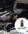 Rugged RV Exhaust Hanger For Generators And Onan 2500 4000 5500 Cummins Odyssey 1-1/2 Inch Tailpipe Replacement shown installed