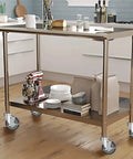 5 Inch Expanding Stem Caster Set Of 4 With Brakes For Table Legs on kitchen cart