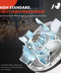 Beefed Up Premium Engine Water Pump With Seal For 3.5L And 4.0L DOHC V6 Cars, showcasing metal blade assembly.