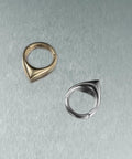 Thick V Shaped 16G Septum Ring 8mm Gold 316L Surgical Steel Puffed Hinged Teardrop Clicker Hoop For Septum Daith Helix