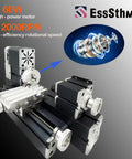 60W Mini Bench Electric Lathe Machine 12000 RPM All Metal Woodworking Tool, showcasing high-efficiency motor and sturdy construction.