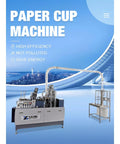Automatic Paper Cup Forming Machine High Speed Cup Maker For Party Supplies, Drink Shops And Commercial Processing Use shown on display