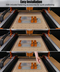 Compact Aluminum Alloy Bench Vise Featuring Slick Low Profile Build Dead Simple Setup Rock Solid Grip For CNC Engraving Machines Quick Wood Metal Plastic Milling Jobs mounted on CNC router with fastening accessories.