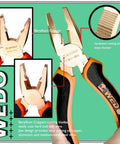 WEDO beryllium copper pliers detail from Non Sparking 26 Piece Tool Set Pro Grade For DIY And Shop Use With Chisel Adjustable Wrench Pliers Sockets Hammer And Screwdrivers Beryllium Copper Core Non Magnetic Corrosion Resistant DIN Standard BAM Certified