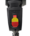 Control panel of 17 Inch ForedstWest Floor Drill Press 1.5Hp Motor with safety lock and adjustable settings.