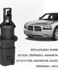 Front view of Intake Air Temperature Sensor IAT for Chrysler Dodge Jeep Vehicles OEM Grade 4606487AA 4606487AB Replacement Part