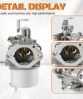 Premium Fe290 Carburetor Replacement For Club Car Ds Precedent Golf Carts 1998 Up detailed view showcasing high performance design.