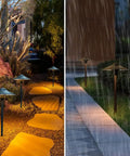 Low Voltage Path Lights Cast Aluminum Pathway And Driveway Lighting Kit With Wire Connectors Replaceable 3W G4 LED Bulbs