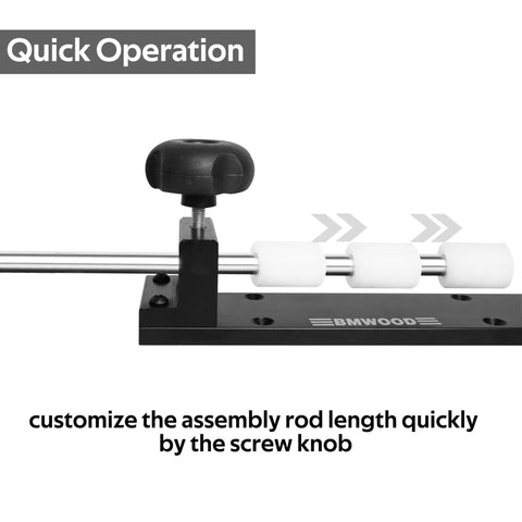 Pen Assembly Press With Adjustable Assembly Rod For Woodturning Lathe Pen Making, 30 Pound Press with micro adjustable rod detail