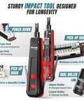 Seven In One Pro Grade Ethernet Crimping Tool Kit For RJ45 RJ11 Network Cabling Cat6 Cat5e Cat5 with punch down tool close-up