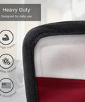 Close-up of American Flag Gel Ice Pack for Injuries and Cold Therapy with heavy-duty nylon and double seams highlighting durability.
