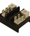 Durable Plastic Terminal Block For DIN Rail Mount With IDC Connector Space Saving Electrical Terminal Module For Industrial Enclosures Versatile Wiring Block With No Hassle Install And Reliable Connectivity.