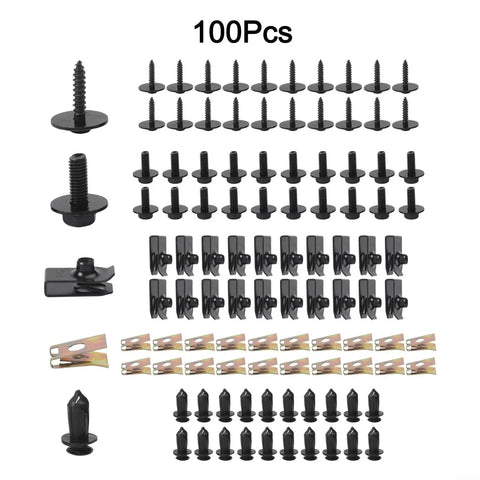 Get That Rusty Bumper Fixed Right With This Awesome 100 Pc Push Pin Rivet Kit For Fender And Door Trim. Includes Heavy Duty Metal Plastic Fasteners Plus A Nifty Storage Box In Sleek Black And Gold To Keep Your Garage Organized Without Breaking The Bank.