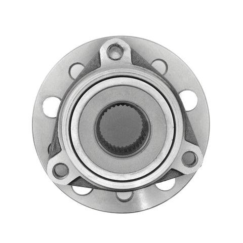 Front Wheel Bearing Hub Assembly Drop In Ready For 1993 To 2004 Chrysler Concorde, 5-lug design, top view.