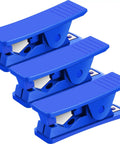 Three Pack PTFE Tubing Cutters Set For Nylon, PVC And PU Hoses Up To Three Quarter Inch OD, blue durable tube cutter tools