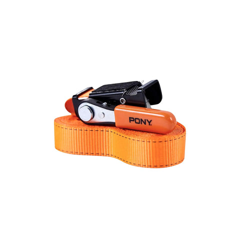 Heavy-Duty Adjustable Band Clamp For Woodworking And Framing, 15-Foot Strap, Self-Locking Ratcheting Handle, shown coiled